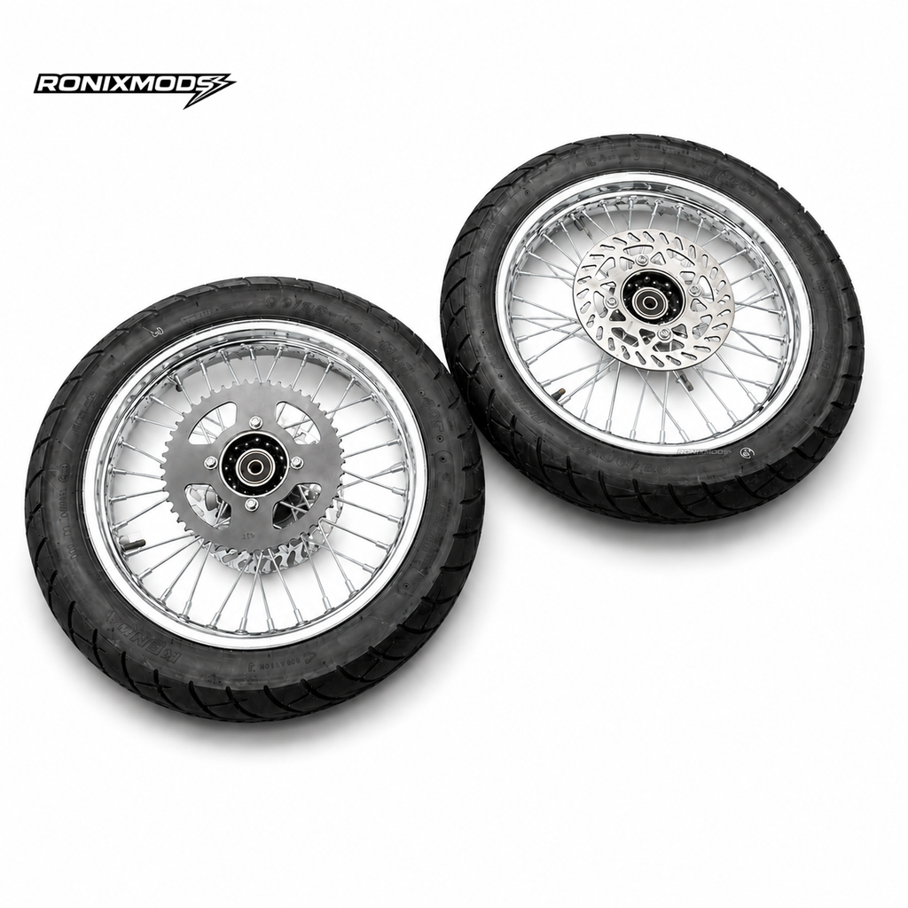 RonixMods - CHROME 14" Supermoto Wheelsets